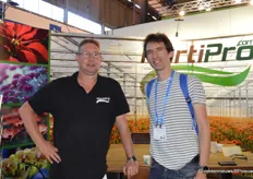 Eric Kerklaan of HortiPro was visited by Sjoerd van Marrewijk of Vertify. Together with his father Rinie, Sjoerd toured the trade fair.